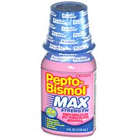 Pepto Bismol Liquid Max Strength Original 4 oz , SUSPENSION (NO DROPS)