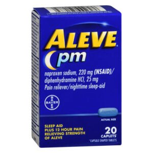 ALEVE PM TB 25-220MG 20 CPLT , TABLETS