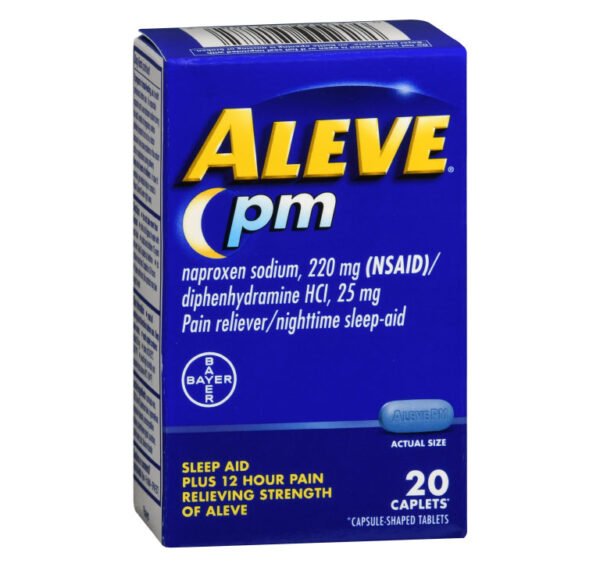ALEVE PM TB 25-220MG 20 CPLT , TABLETS