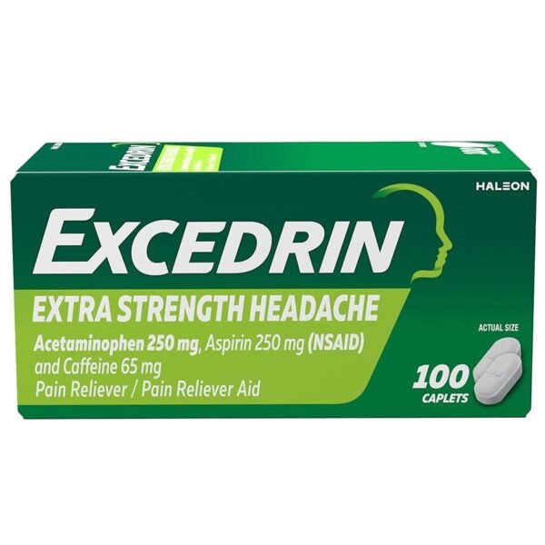 EXCEDRIN ES TB 250-250-65MG 100 , TABLETS