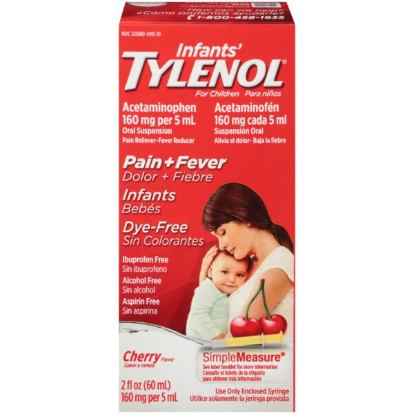 TYLENOL INFT SS160MG/5ML 60ML CHY , SUSPENSION (NO DROPS)