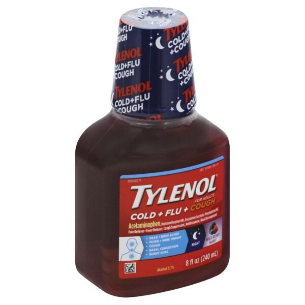 TYLENOL COLD/FLU/COUGH LQ 240ML , LIQUID