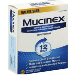 MUCINEX TB 600MG 68 ER , TABLETS