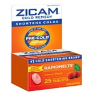 ZICAM COLD REMEDY RAPIDMELTS CHERRY 25 CT , TABLETS FOR RAPID DISSOLUTION (NOT SUBLINGUAL)