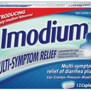 IMODIUM MULTI SYMPTOM RELIEF CAPLETS 12 CT , TABLETS