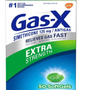 GAS-X GC 125MG 50 SFG , GELCAP
