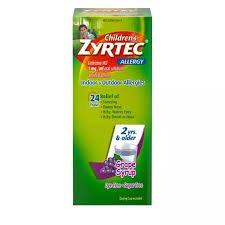 ZYRTEC CHILD ALRGY SYRP DF/SF 1 OZ , SYRUP