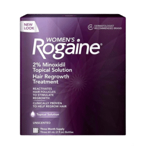ROGAINE WOMEN'S 2% MINOXIDIL SOLUTION 1 MONTH SUPPLY , SOLUTION (USUALLY NOT OTIC, OPTH, NASAL DROPS)